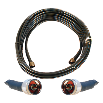 Jumper Coaxial / 50 Ohm / 15.24 m (50 pies) / N Macho / Blindaje >90 dB / Wilson-400
