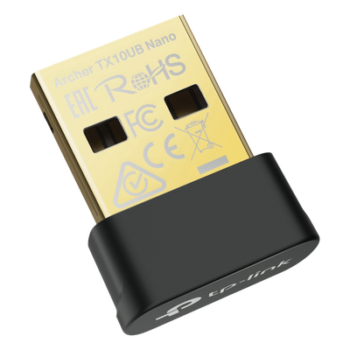 Adaptador USB Nano Wi-Fi 6 / Dual Band 900 Mbps / Bluetooth 5.3 BLE / WPA3 / 1024-QAM / OFDMA / MU-MIMO / 0.76 × 0.62 × 0.29 in