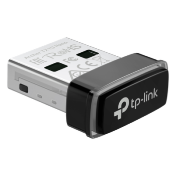 Adaptador USB Wi-Fi 6 / 287 Mbps / 2.4 GHz / Nano 17.5 × 15.8 × 7.1 mm / MU-MIMO / OFDMA / Driver Pre-cargado