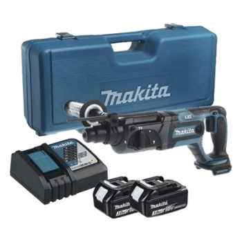 Rotamartilló 18V, SDS 0-1.200 Rpm, 3 Modos de Trabajo, Incluye 2 Baterías de 3.0 Ah, Cargador y Maletín.