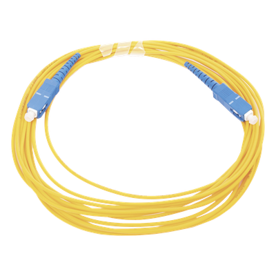 Jumper de Fibra Óptica / SC/UPC a SC/UPC / Monomodo OS2 / Simplex / 5 m (16.40 ft) / 2 mm / PVC