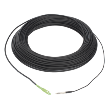 Rollo de Fibra Óptica Drop / G.657A2 Monomodo Simplex / 100 m (328 pies) / SC/APC-SC/APC / Interior y Exterior