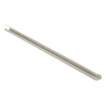 Canaleta LD5 de PVC rígido, con cinta adhesiva para instalación sin herramientas, 26 x 15 x 1828.8 mm, Color Blanco Mate