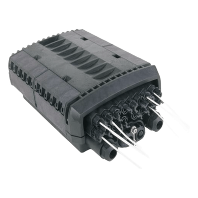 Caja de Distribución de Fibra Óptica / 16 Puertos SC/APC / IP68 / IK10 / Splitter 1x16 Incluido / Instalación Aérea, Poste o Pared