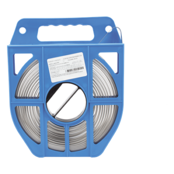 Fleje de Acero Inoxidable / Ancho 3/4 pulgadas / Grosor 0.70 mm / Largo 30.5 m (100 ft) / Resistencia 7.5 kN