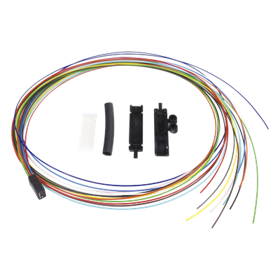 Kit Fan-Out de Fibra Óptica / 12 Fibras / 250 a 900 Micras / 1 Metro (3.28 Pies)