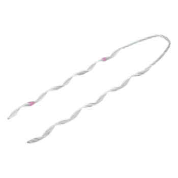 Remate Preformado para Fibra Óptica / Acero Galvanizado / Diámetro 7.5 - 8 mm / 24 Hilos / Longitud 460 mm (18.1 ft) / Ambientes Costeros
