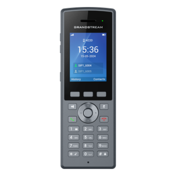 Teléfono IP Inalámbrico DECT / Alcance 400 m (1312.3 ft) Exteriores / IP67 / 20 Cuentas SIP / Pantalla TFT LCD 2.4 Pulgadas / Audio Full HD / Batería 2000 mAh
