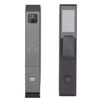 Cerradura Autónoma Inteligente / Autenticación Biométrica Dual de Rostro y Palma / Teclado PIN / Control por APP / Batería Recargable / IP65 / -25°C a 70°C