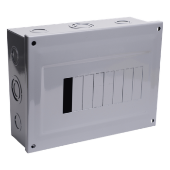 Centro de Carga / 8 Polos / 100 A / 1 Fase 3 Hilos / 120/240 V AC / 60 Hz / Sobreponer / 9.4 x 7.3 x 3.0 in