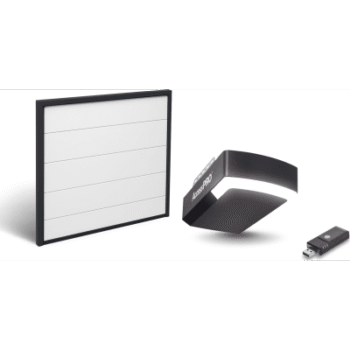 Kit Puerta de Garage 18x8 Pies (5.49 x 2.44 m) / Motor DC 1/2 HP / Insulada / Activación WiFi / Hasta 50 Controles / Lámina Calibre 26