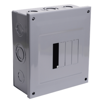 Centro de Carga para Sobreponer / 4 Polos / 100 A / 120/240 V AC / 1 Fase 3 Hilos / 10 kA / 6.5 x 7.3 x 3.0 in