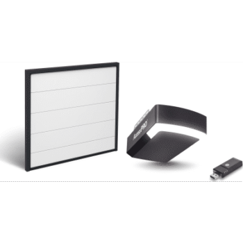Kit Puerta de Garage 8x8 Pies (2.44 x 2.44 m) / Motor DC 1/2 HP / Insulada / Activación WiFi / Hasta 50 Controles / Lámina Calibre 26
