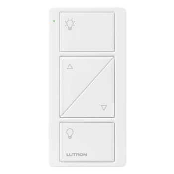 Control Inalámbrico de Iluminación / 4 Botones / RF 431-437 MHz / Alcance 18 m (59 ft) / Batería 10 Años / Blanco Brillante