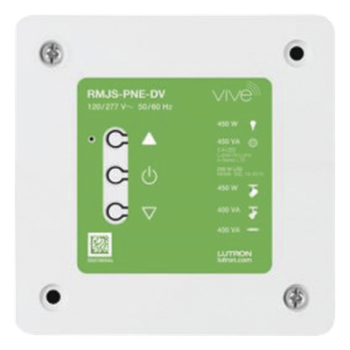 Módulo de atenuación PowPak / Fase directa o inversa / 120/277 V / Hasta 450 W-VA / Clear Connect 431-437 MHz / 10 Pico + sensores / Sistema Vive