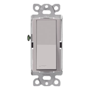 Interruptor de Pared / Un Polo / Paleta Grande / 15 A / 120/277 V / Cargas Generales y Motor / Sin Atenuación