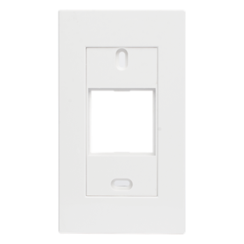 Marco para caja americana / Montaje vertical y horizontal / IP20 / Termoestable con bastidor metálico / Blanco