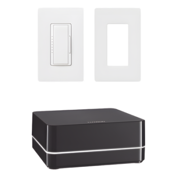 Kit de Control de Iluminación / Hasta 100 Dispositivos Inalámbricos / Atenuador 600 W Incandescente / 150 W LED / Control por App y Voz / Ethernet
