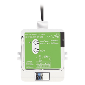 Módulo de Relevador Inalámbrico / 20 A / 120/277 V~ / Contacto Seco para HVAC / Clear Connect RF / Compatible con Pico y Vive Hub