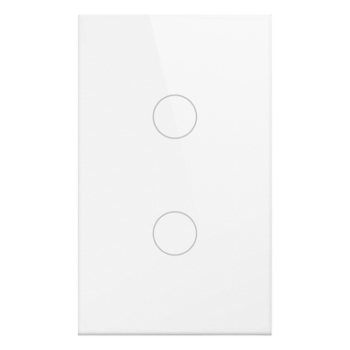 Interruptor Inteligente / 2 Circuitos / ZigBee / 100-250V / 800W por Canal / 120 mm (4.72 in)