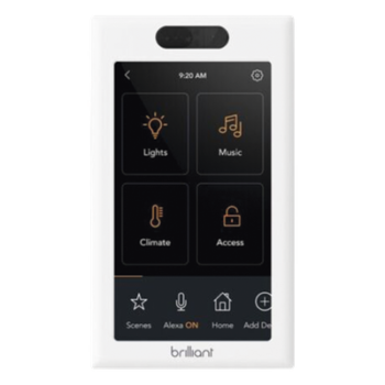 Control de Iluminación Inteligente / Pantalla Táctil LCD 5 Pulgadas / Wi-Fi 2.4 GHz / 3 Controles Integrados / Compatible Alexa, Google Home y Apple HomeKit / 120V 60 Hz