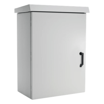 Gabinete Para Exterior OSP ComLine De 25 UR, 700 mm de Ancho, 600 mm de Profundidad, De Aluminio, Color Gris Claro Con Protección NEMA 4/12/4X/3/3R; IP66,
