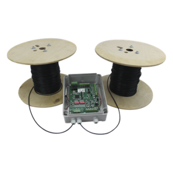 MICALERT Cable Sensor para Paredes, Rejas Rigidas o barandales / 2 zonas de 305 metros / 610 Metros de Protección Total