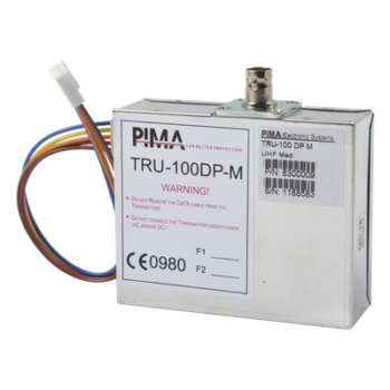 Comunicador Radio UHF para paneles de Alarma hasta 30Kms de Alcance. Frecuencia de 435 - 470 MHz. Compatible con Paneles de Alarma Serie Hunter e interfaces SAT9PID y SAT8. Potencia de 2.5W.