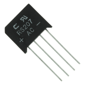 Puente Rectificador / 2 A / 50 A Sobrepico / 175°C / Epoxy