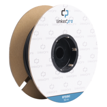 Carrete de Fibra Óptica / Monomodo 9/125 / SC-SC Duplex / 50 m (164.04 ft) / Kevlar / Subterráneo