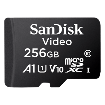 Memoria microSD / 256GB / Alta Resistencia / Clase 10 / UHS-I / -25°C a 85°C / 128 TBW