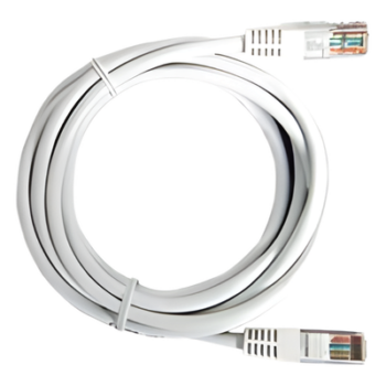 Cable de Parcheo UTP Cat5e / 0.5 Metros (1.64 Pies) / 100 Ohms / Blanco