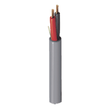 Cable Multiuso / 2x16 AWG / 305m (1000 pies) / Gris / Seguridad y Control de Acceso
