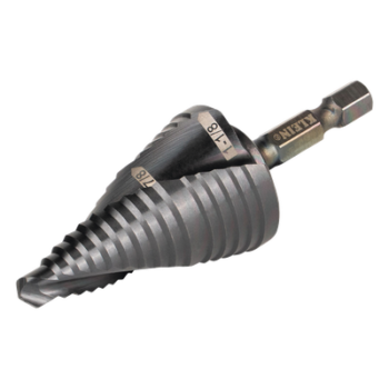 Broca Escalonada 12 en 1, de Liberación Rápida, Acanaladura en Espiral, produce Agujeros de 2-3 cm e Intermedios. 10x más Durable