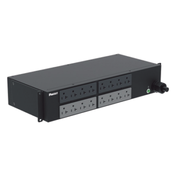 PDU Básico para Rack / 16 Salidas NEMA 5-20R / Entrada NEMA L5-30P / 30 A / 120 Vca / Horizontal 2U / Cable 3 m (9.8 ft)