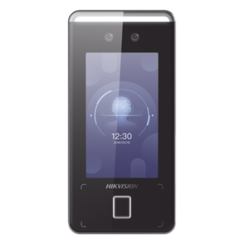 Terminal de Reconocimiento Facial / Pantalla Táctil 4.3 pulgadas / Wi-Fi / IP65 / Alcance 0.3 a 1.5 m (0.98 a 4.92 ft) / 3,000 Usuarios / 150,000 Eventos / WDR / QR / Videoportero