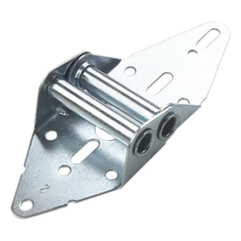 Bisagra para Puerta de Garage / Acero Galvanizado / Carga 50 kg / Espesor 20-40 mm / Ajuste Sin Herramientas