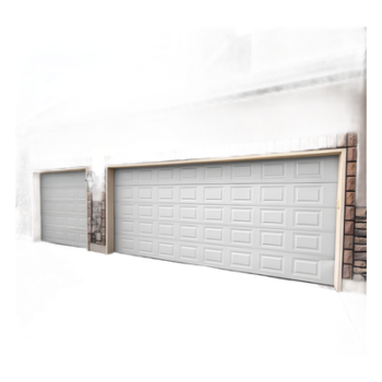 Puerta de Garage Residencial / Panel Calibre 26 / Relleno Poliuretano 43 mm / Densidad 45 kg/m³ / Diseño Americano / Operación Silenciosa