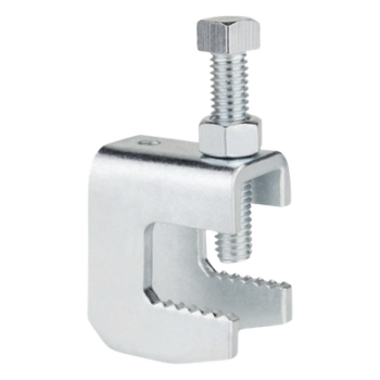 Mordaza de Acero Fija barras de 3/4", para varilla roscada de 1/4".