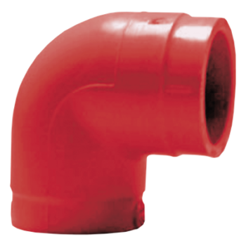 Codo 90° para Tubería de Detección de Humo por Aspiración / ¾ Pulgada / CPVC Resistente al Fuego / Certificado UL / Sin Etiquetas Requeridas