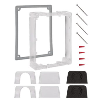 Espaciador para Cubiertas de Alarma / Conversión Empotrado a Superficie / 37 mm (1.5 in) / Serie Universal Stopper® / Incluye Juntas y Herrajes