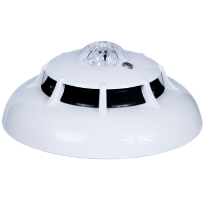 Detector Combinado de Humo y Calor / 5 Modos de Operación / 4 Umbrales de Humo / 4 Modos de Termistor / LED Bicolor / Acoplamiento Bayoneta