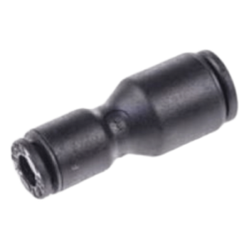 Reductor de tubo microbore / 6 mm a 4 mm / Polietileno alta calidad / UL 1820 Plenum / 10 piezas