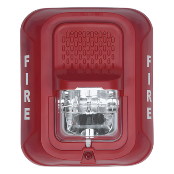 Estrobo de Pared Serie L / Candela Seleccionable 15-185 cd / 12-24 Vcd Automático / Flash 1 Hz / Compatible SpectrAlert