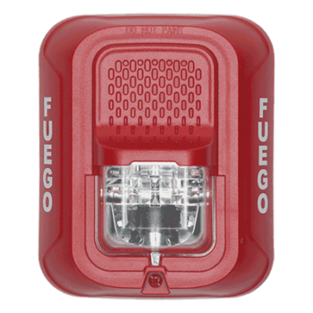 Lámpara Estroboscópica para Montaje en Pared, Color Rojo, Nivel de Candelas Seleccionable, Nuevo Diseño Moderno y Elegante y Menor Consumo de Corriente