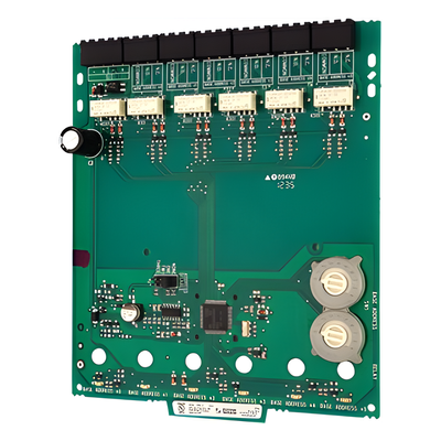 Módulo de Relevadores Direccionable / 6 Relevadores Forma C / Comunicación SLC 2 Hilos / LEDs Dual Estado / Supervisión Total