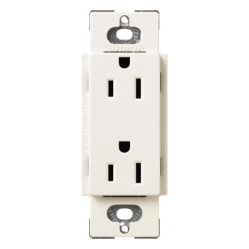 Contacto Dúplex de Pared / 15 A / 125 V / Conexión a Tierra / 3 Hilos / Color Biscuit