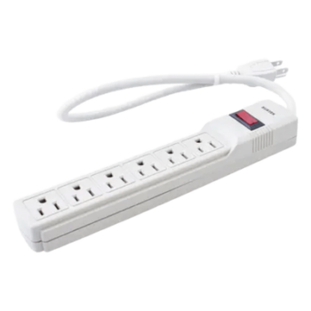 Multicontacto / Supresor de Picos 270 J / 6 Salidas NEMA 5-15R / Cable 45 cm (1.48 ft) / 15 A / 1875 W