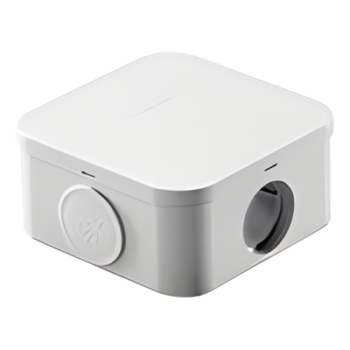 Caja de Derivación Estanca / PVC Auto-extinguible Libre de Halógenos / 4 Entradas / IP55 / 100x106x53 mm / Uso Exterior
