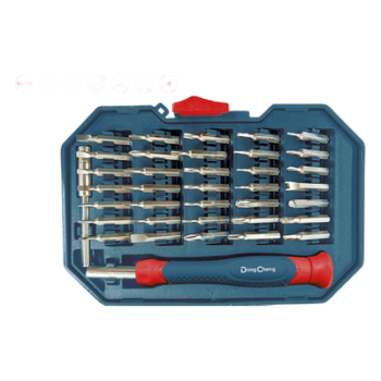 Juego de Desarmador de Precisión / 37 Piezas / 35 Puntas Intercambiables / Mango Ergonómico Antideslizante / Estuche Organizado / Acero Cr-V